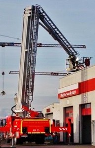 Werkstattbrand-Bild der Feuerwehr