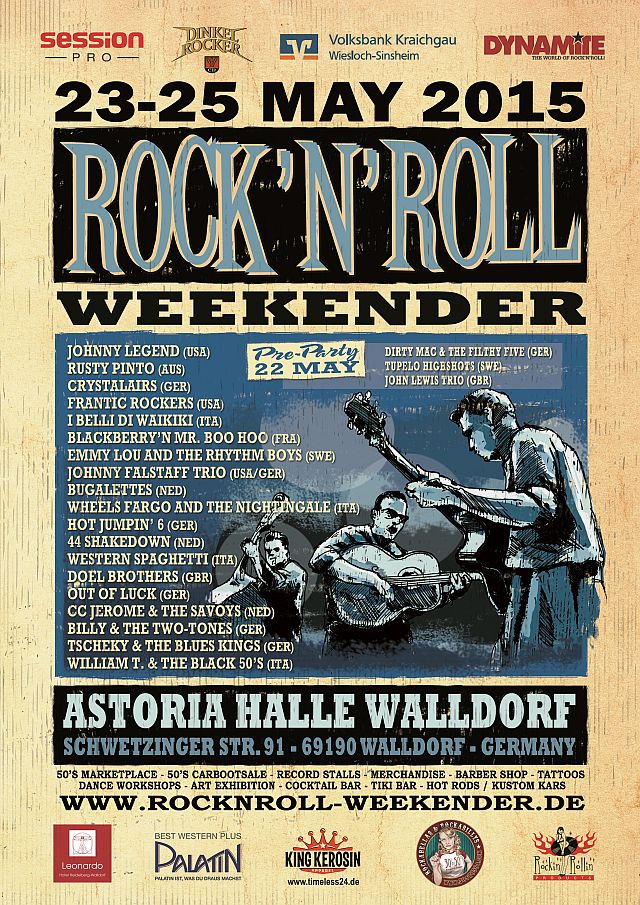 Ab heute bis Montag: Rock’n’Roll Weekender 2015