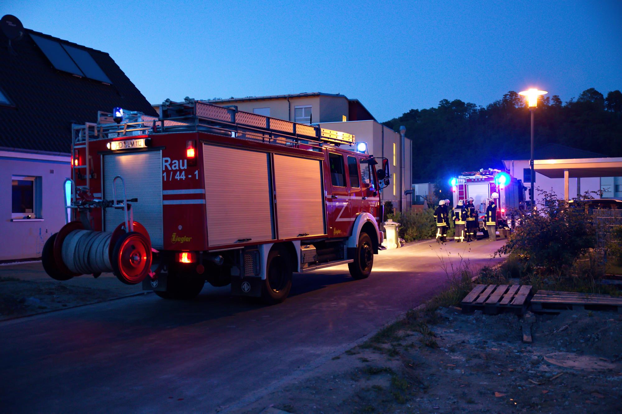 Feuerwehreinsatz in Rauenberg