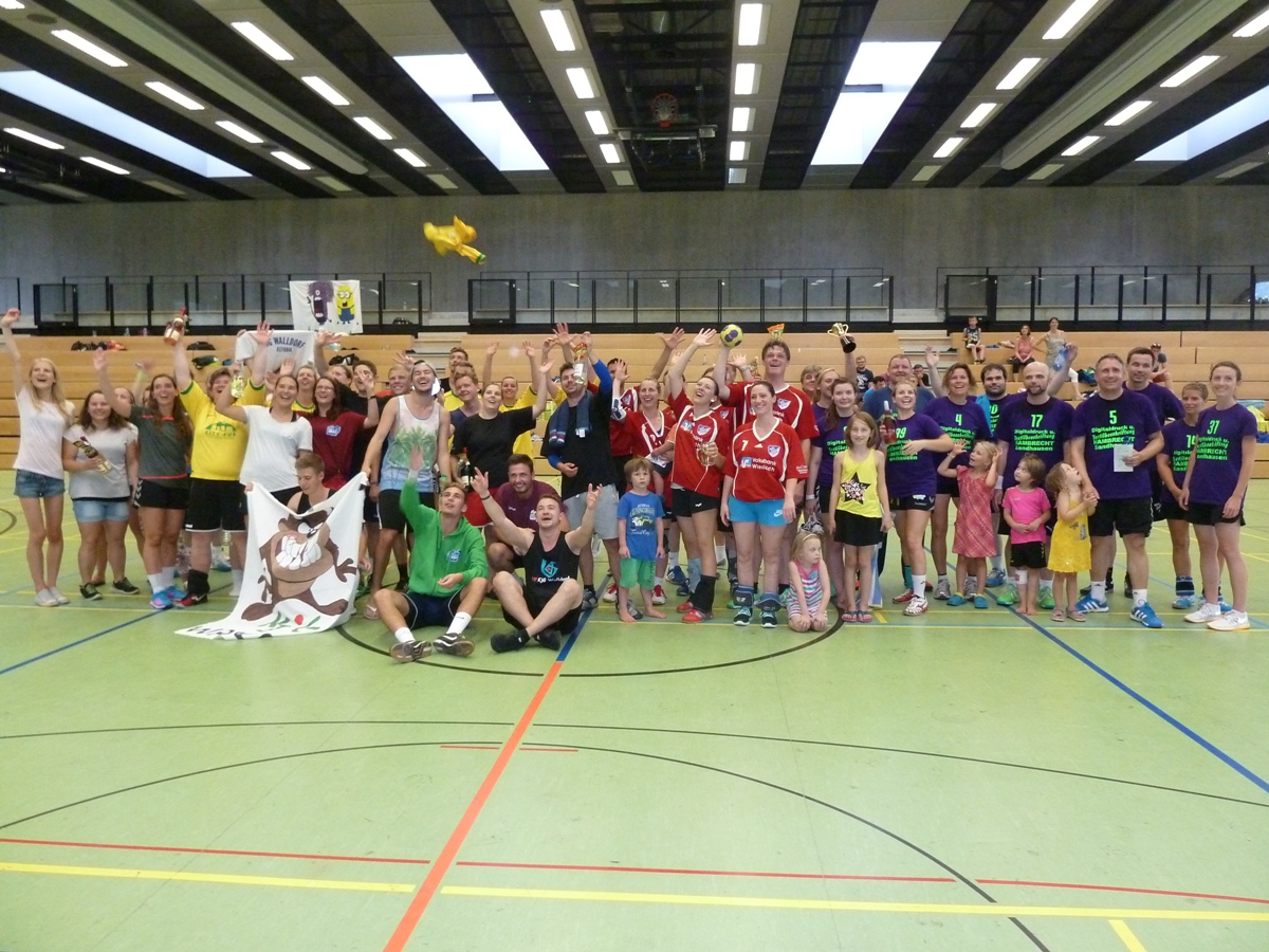 Gaudi-Turnier beim „Handball Total-Wochenende“ in Walldorf vom 17. bis 19. Juli