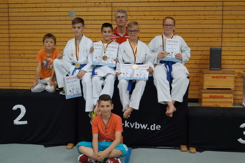 KCRN: 4 x Gold beim KVBW Regio Cup