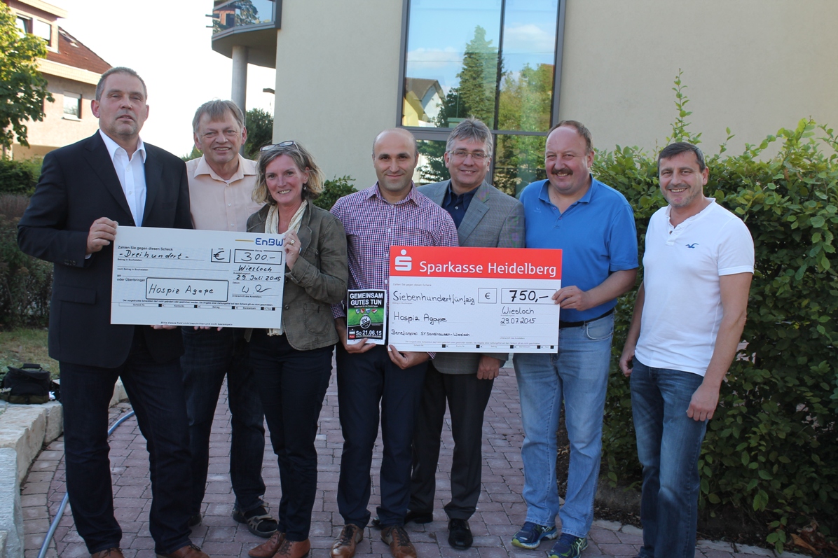 Benefizfußballspiel Wieslocher Vereine – SV Sandhausen auch finanziell ein Erfolg