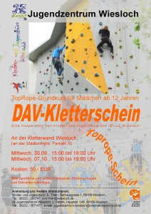 Kletterkurs für Maedchen