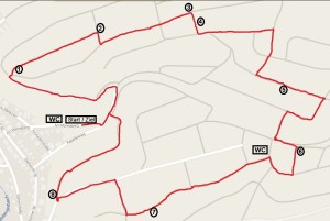 Weinwanderung Wegeplan