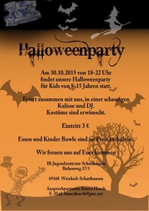 Halloweenparty 2015