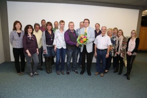 Walldorf. Verabschiedung von Walter Hoffmann im Rathaus Walldorf. 05.11.2015 - Helmut Pfeifer.