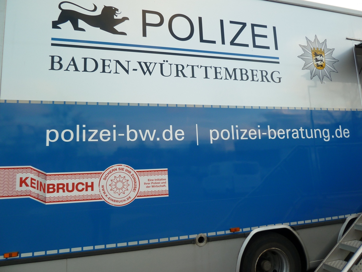 Einbruch-Mobil der Polizei BW informierte