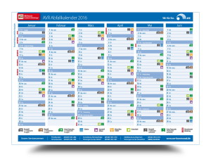 AVR Abfallkalender 2016