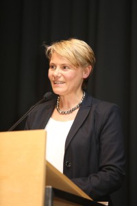 Walldorf. Neujahrsempfang 2015 der Stadt Walldorf in der Astoria-Halle mit Vorstellung der Feuerwehr zum Jubilaeum und Grossen Silvsteerkonzert des SAP Orchesters. 11.01.2015 - Helmut Pfeifer