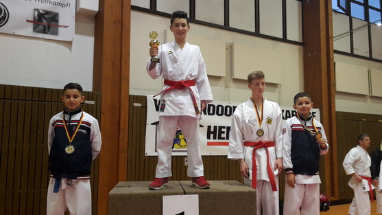 Gold, Silber und 2 x Bronze beim Odenwaldcup