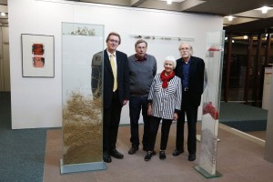 Walldorf. Vernissage KUnst im Rathaus mit EBG Otto Steinmann, Horst Busse, Monika Klein und Hartmuth Schweizer. 26.11.2015 - Helmut Pfeifer.