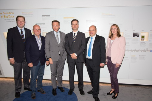FDP-Bundes-vorsitzender Christian Lindner bei der SAP in Walldorf