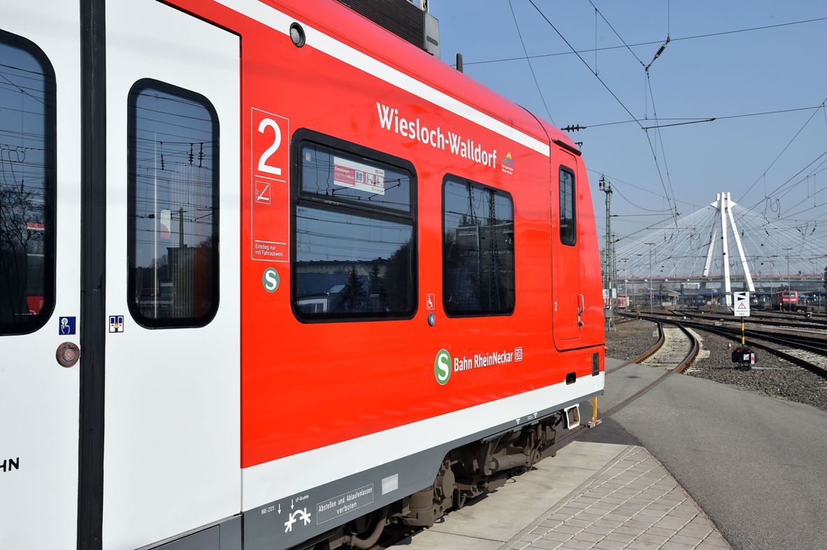 S-Bahn “Wiesloch-Walldorf” in neuem Design