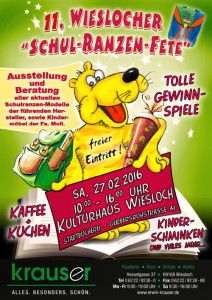 Schulranzenfete - 2016 - Ranzenparty