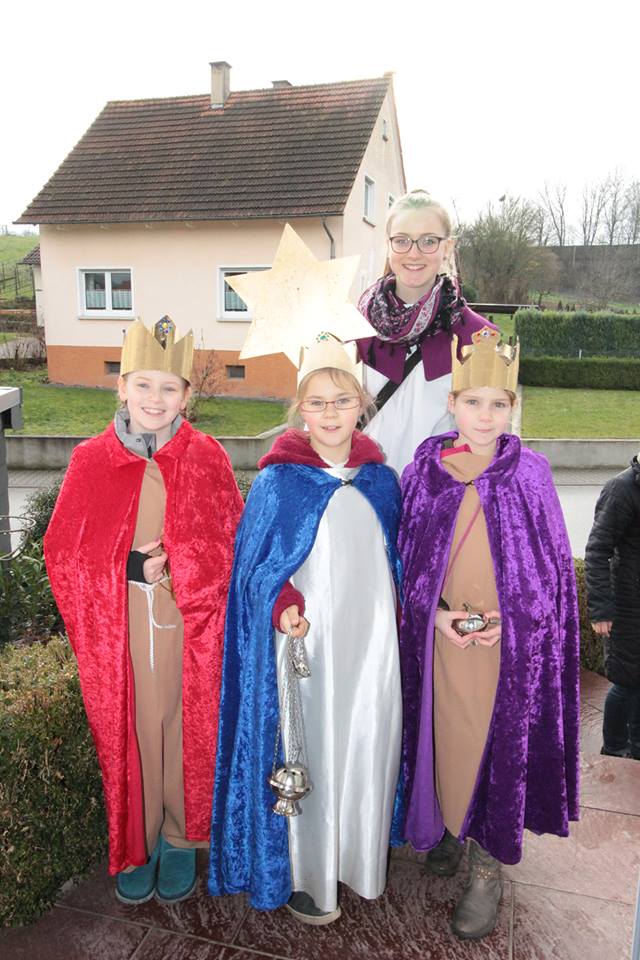 Die Sternsinger waren unterwegs