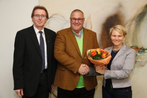 Walldorf. Harald Schiller Verabschiedung in den Ruhestand durch BMin Christiane Staab und EBG Otto Steinmann. 18.01.2016 - Helmut Pfeifer.