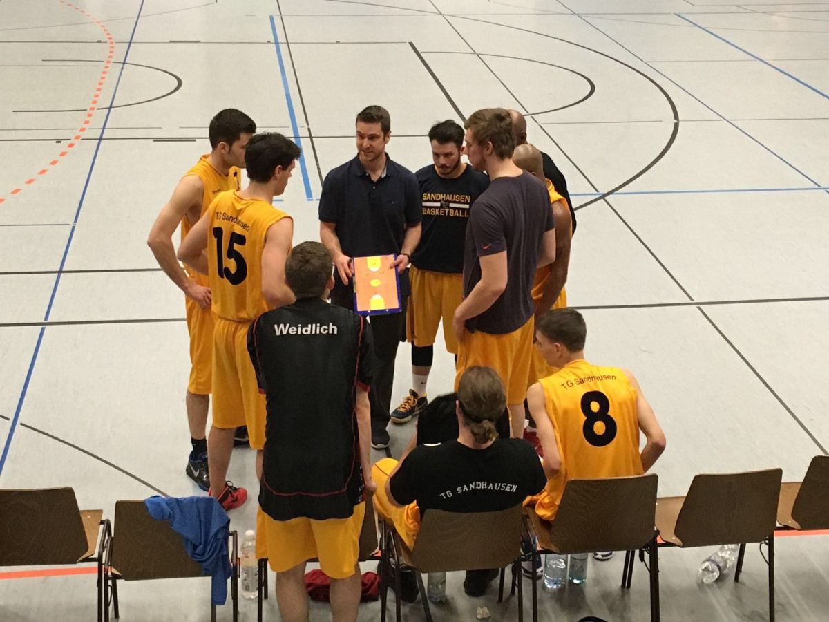 Basketball Sandhausen: Oberliga Herren gegen USC Heidelberg