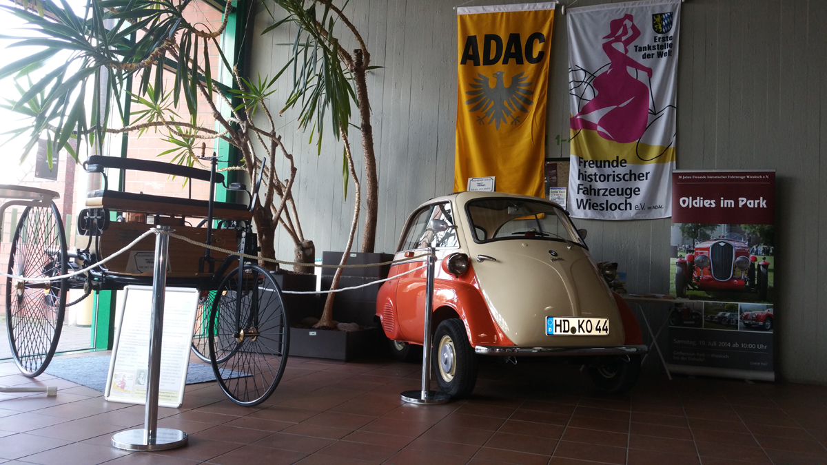Benz Patent-Motorwagen Nummer 1 in Rauenberg ausgestellt