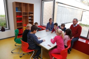 Walldorf. Waldschule Neue Kursraeume innen und aussen 2015. 14.12.2015 - Helmut Pfeifer.