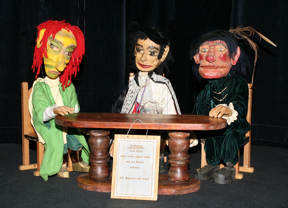 Der Rattenfänger im Marionettentheater Wiesloch