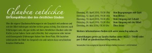 glauben entdecken