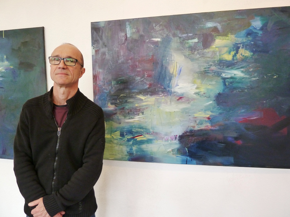 Vernissage der Ausstellung „Beck to the roots“ in der Galerie Alte Apotheke Walldorf