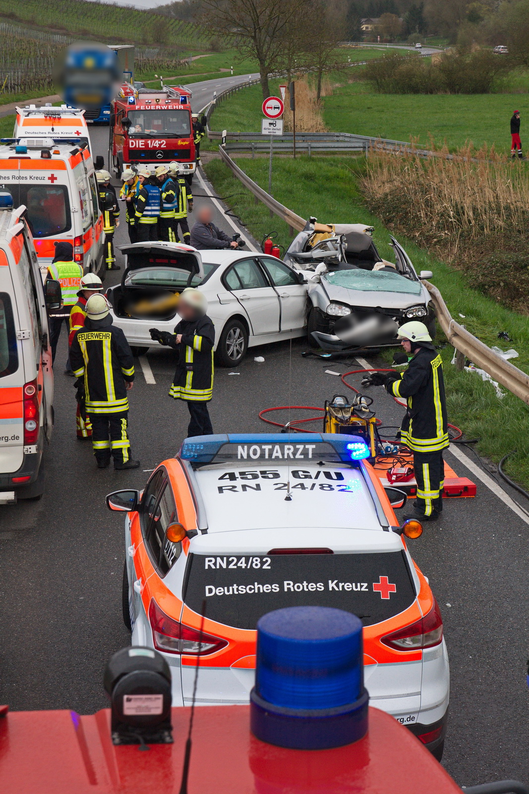 Rauenberg: Verkehrsunfall erfordert Einsatz der Feuerwehr