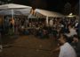 Stadtfest am Samstag Abend fest in der EM Hand
