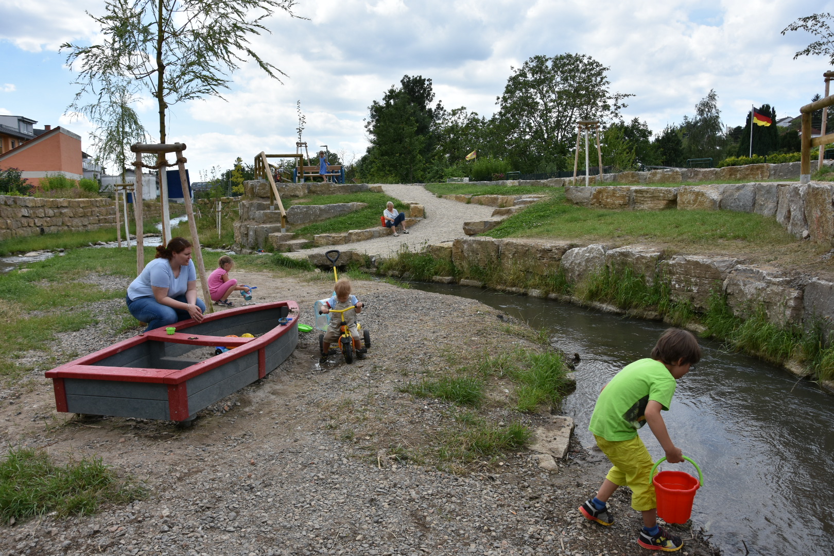 Wunderschön ist er geworden – der Leimbach in Wiesloch