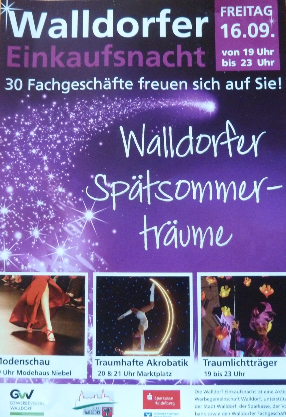 Walldorfer Einkaufsnacht am 16.09.