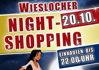 Heute: Wieslocher Nightshopping