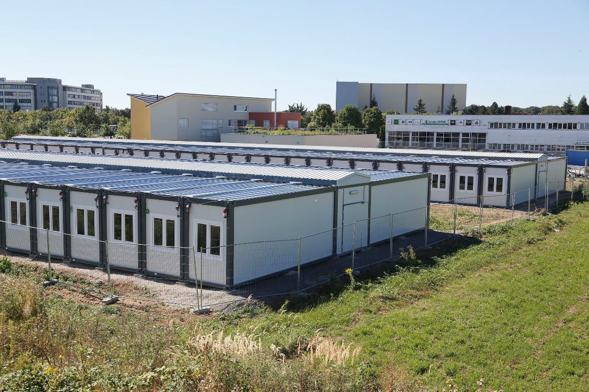 Walldorf: Flüchtlinge in die Containeranlage umgezogen