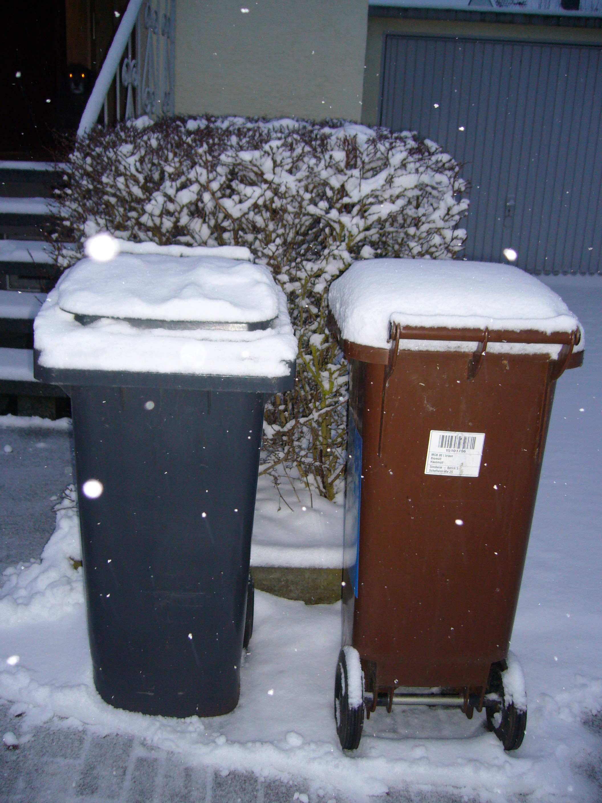 Richtiger Umgang mit der BioEnergieTonne im Winter