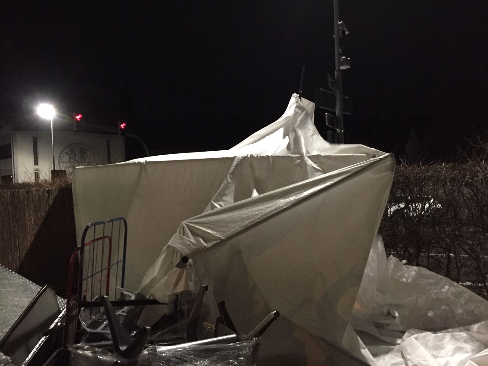 Was unsere Feuerwehr -Leute in der Sturm-Nacht für uns geleistet haben