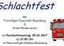 Vorankündigung Schlachtfest