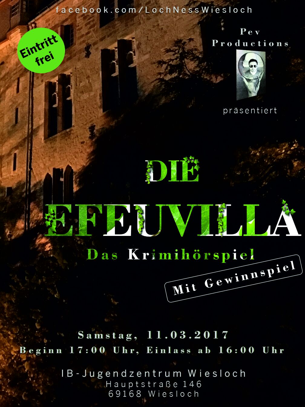 Krimi-Hörspiel „Die Efeuvilla“