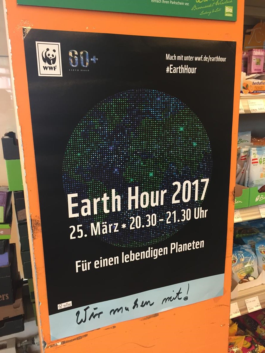 Die erste “Earth Hour” startet in Wiesloch