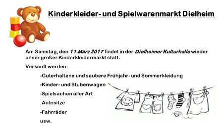 Großer Frühjahr/Sommer Kinderkleidermarkt