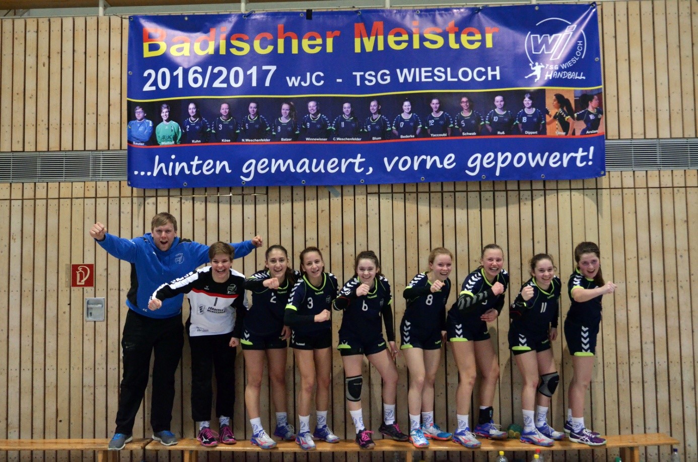 Wieslocher Handball-Mädels sind Badische Meister