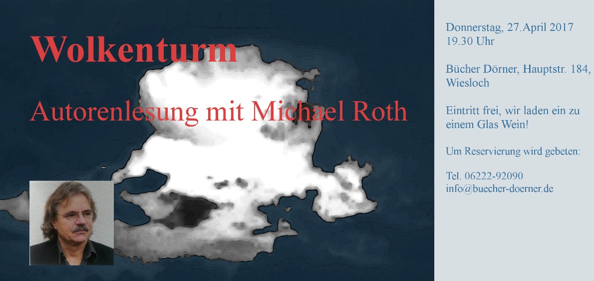 Lesung mit Michael Roth bei Bücher Dörner in Wiesloch