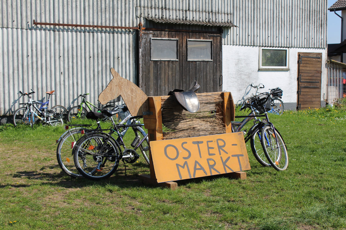 Ostermarkt in den Talwiesen-bei Rosinantes Paradies für Pferde in Not e.V.