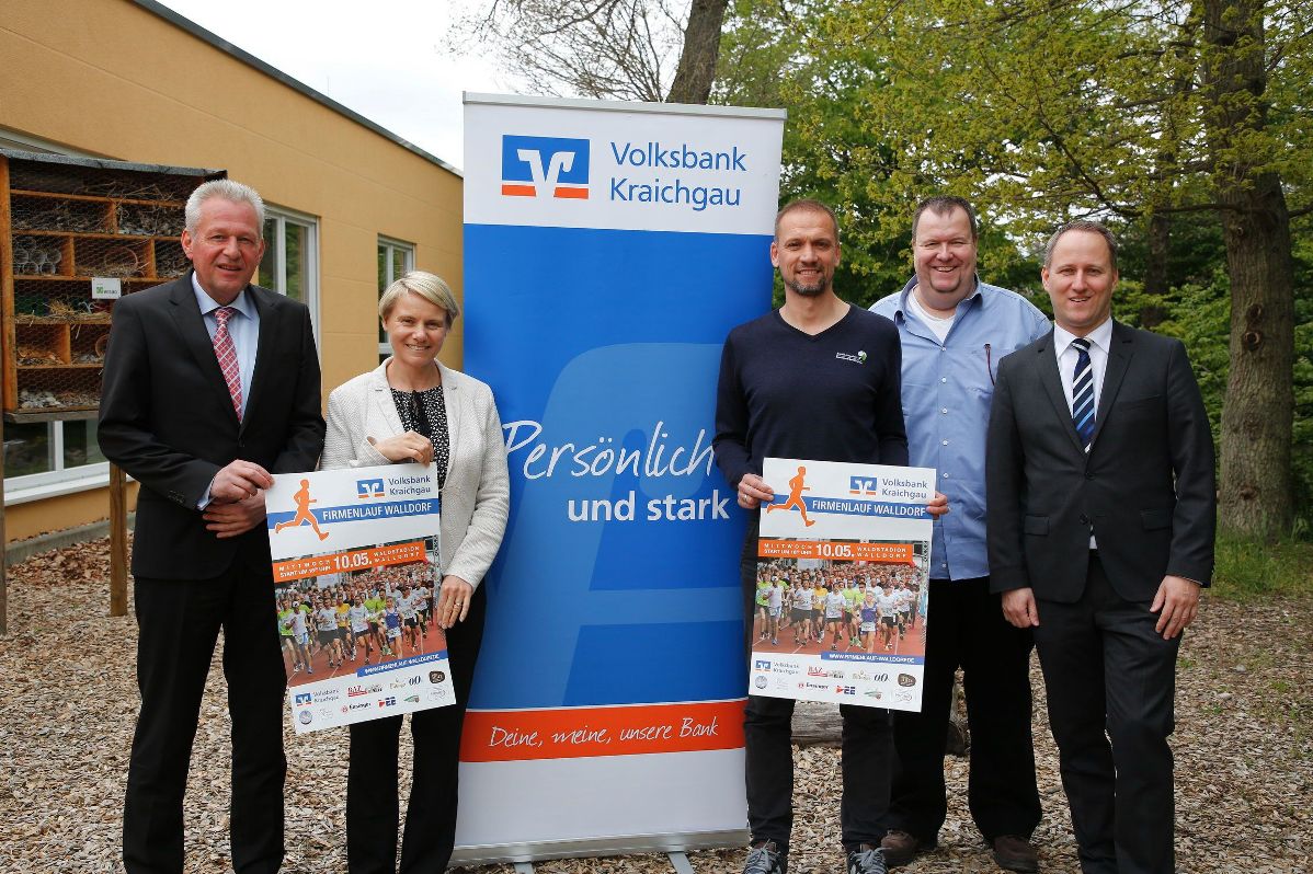 Volksbank Kraichgau Firmenlauf  am Mittwoch, 09. Mai