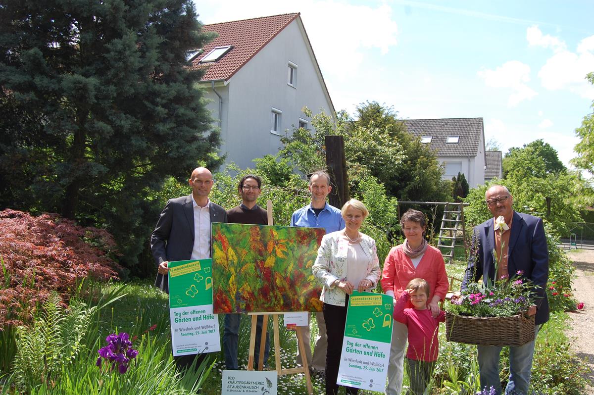 Wiesloch und Walldorf stellen vor: “Tag der offenen Gärten und Höfe 2017”