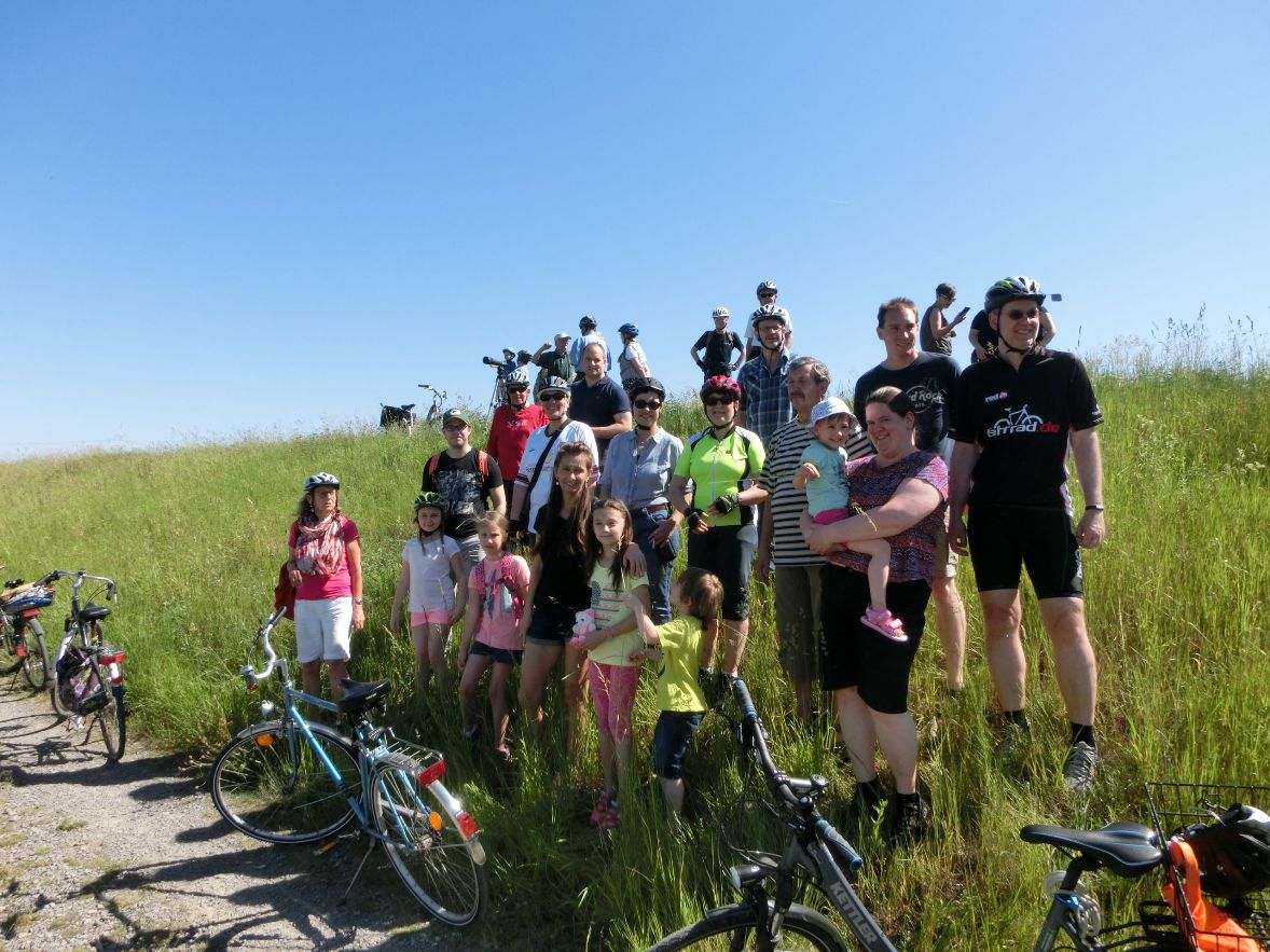 Neubürgerradtour in Walldorf: Es ging „iwwer die Brick“