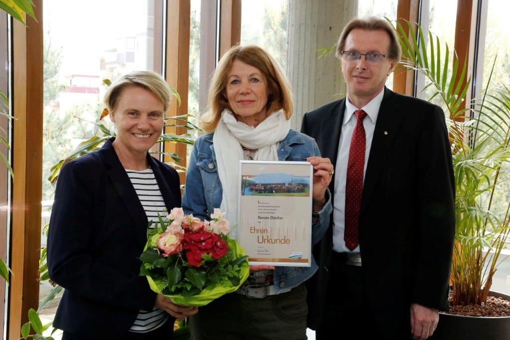 Ehrung von Renate Günther nachgeholt