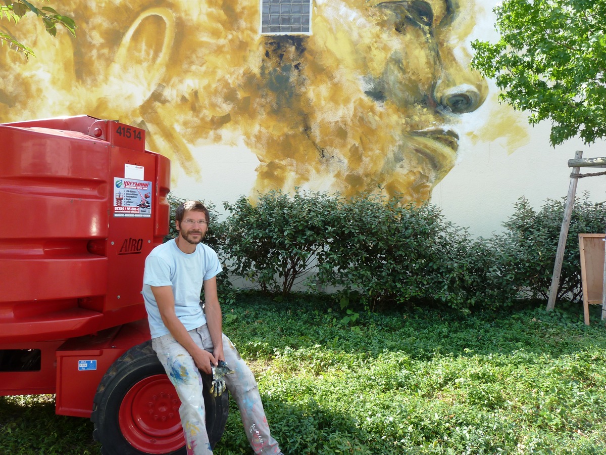 Metropolink-Festival in Walldorf – Ein Kunstwerk entsteht. Vernissage 10.7.