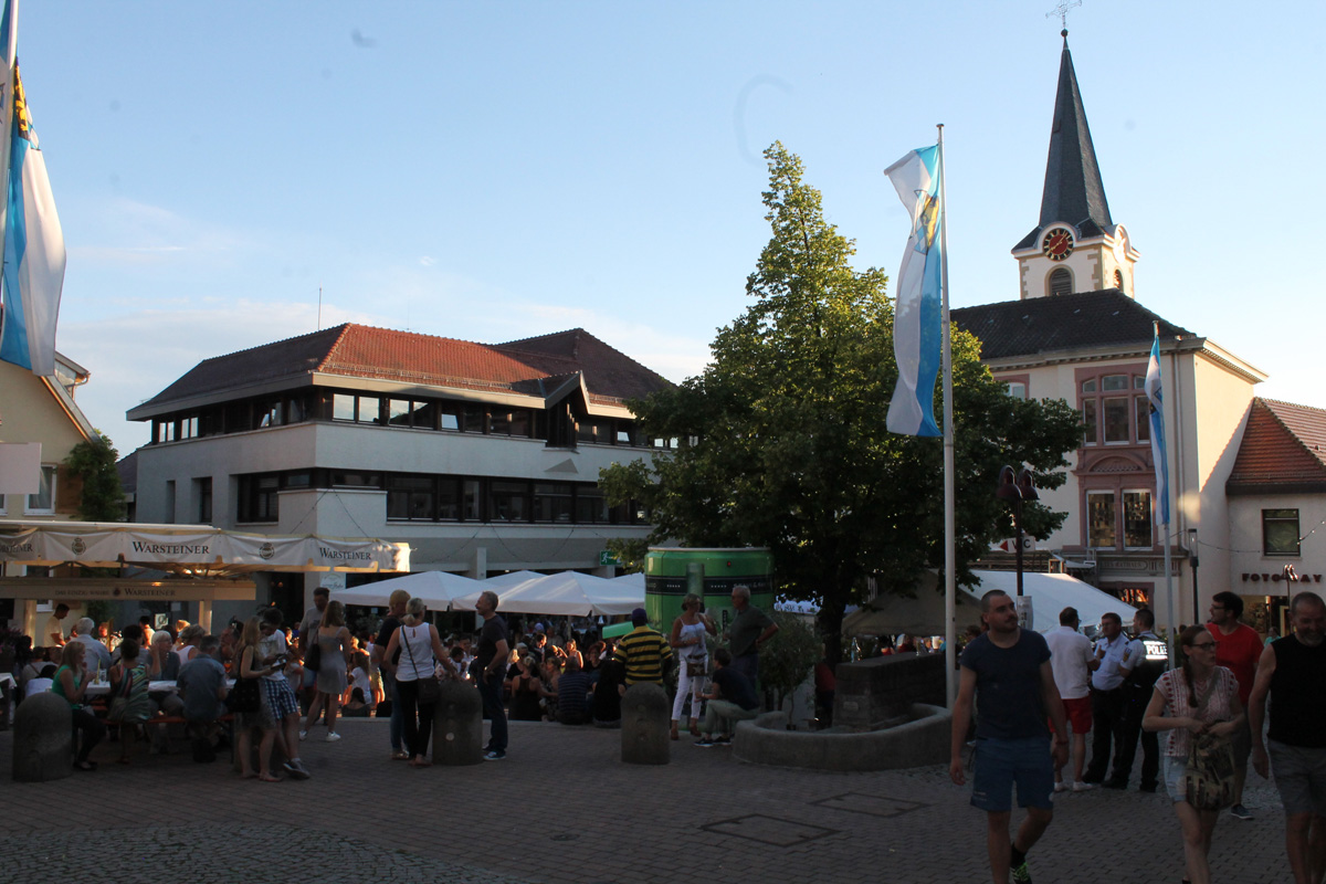 Stadtfest Wiesloch 2017 – Samstag Abend, der Rückblick. Echt Gut, Echt Wiesloch