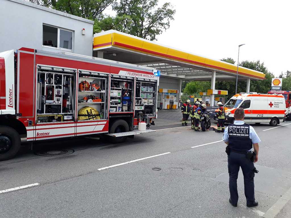 Feuerwehrbericht: Auslaufende Betriebsstoffe