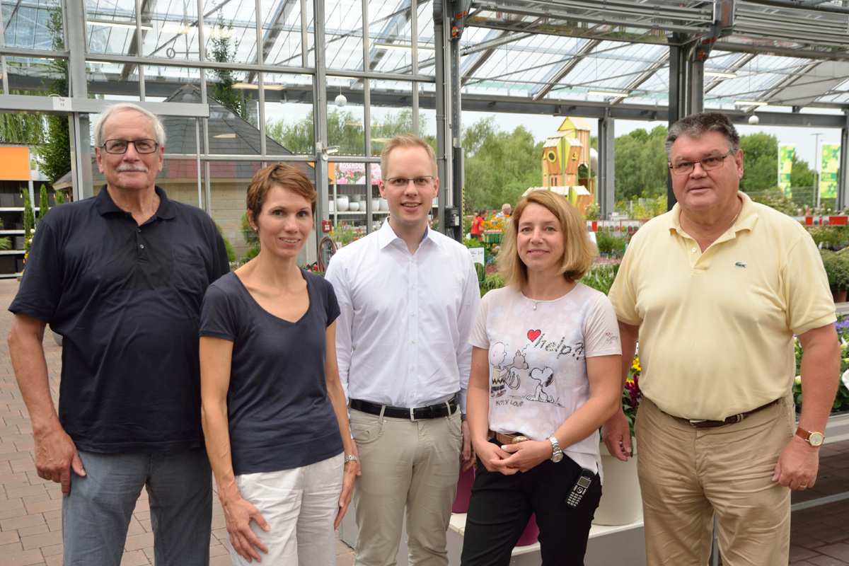 FDP besucht Florapark Wagner in Wiesloch
