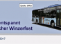 Sonderfahrpläne der SWEG zum Wieslocher Winzerfest 2017